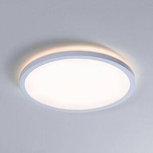 Paulmann LED-plošča Atria Shine, premer 29 cm, bela, IP44, 3000 K, vklop/izklop, Bela, Študija / pisarna, Plastika, Sodobni