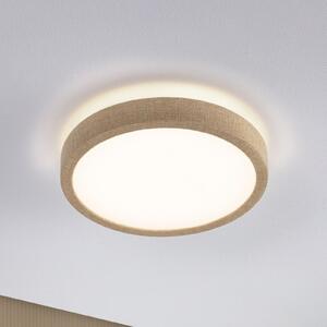 Paulmann LED-plošča Cosara, premer 30 cm, bež, IP44, 3000 K, Bež, Dnevna soba / jedilnica, Plastika, Skandinavski