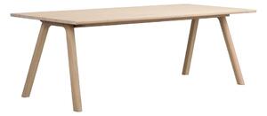 Raztegljiva jedilna miza iz masivnega hrasta 95x220 cm Clapperton – Rowico