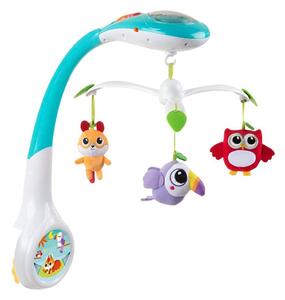 Chicco - Mobilna posteljica s projektorjem MAGIC FOREST 3xAA