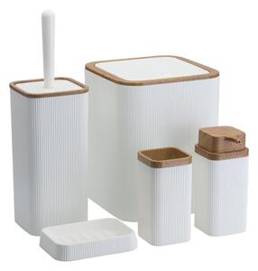 Kopalniški set ZOYA 5 kos bela/rjava