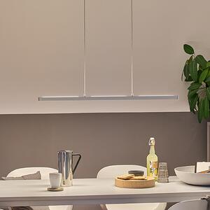 Paulmann LED-visoka svetilka Lento, krom, 100 cm, svetloba navzgor/navzdol, z, zatemnjen, Krom, Dnevna soba / jedilnica, Aluminij, Sodobni
