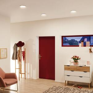 Paulmann LED vgradni panel Cover-it, premer 17 cm, 880 lm, 3000 K, bel, Bela, Hodnik, Plastika, Sodobni