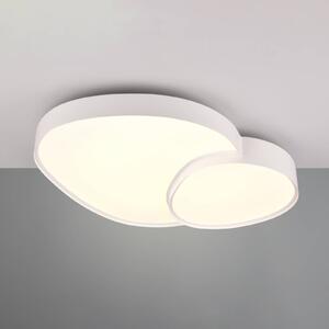 LED stropna svetilka Rise, bela, 77 x 63 cm, CCT, možnost zatemnitve