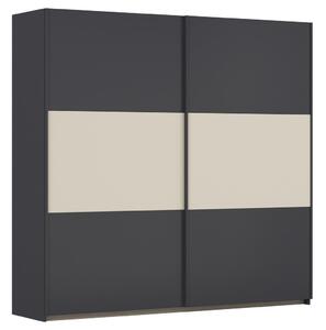 OMARA Z DRSNIMI VRATI, siva, barve aluminija, barve šampanjca