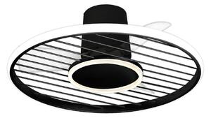 Stropni ventilator LED Soho črn Tihi motor na enosmerni tok Ø 66 cm CCT