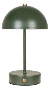 Temno zelena LED namizna svetilka s kovinskim senčilom (višina 25 cm) Holt – House Nordic