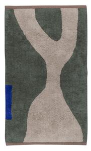 Temno zelena pralna bombažna preproga 50x80 cm Figura – Mette Ditmer Denmark