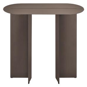 Rjava jeklena stranska mizica 35x80 cm Oru – Blomus