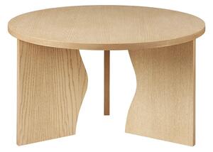 Broste Copenhagen klubska mizica iz hrastovega furnirja 60 x 35 cm