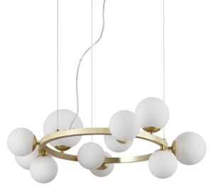 Ideal Lux Perlage obesek medeninasta/bela 11flg Ø 73 cm