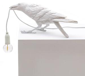 SELETTI Bird Lamp LED dekorativna svetilka, igralna, bela