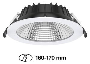 SLC Shift LED vgradni reflektor Ø 19 cm CCT, bela