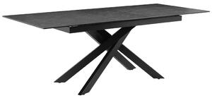P & B Raztegljiva Miza Lotus, Temno Siva, 168-210x90