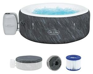 Bestway Lay-Z-Spa Prenosni masažni bazen Boracay Air Jet (Ø x V: 180 x 66 cm, Črna, 669 l)