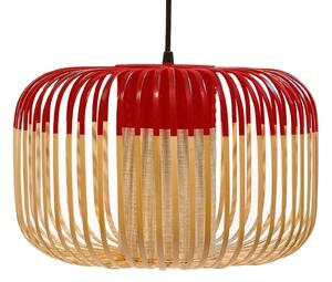 Forestier Bamboo Light S viseča svetilka 35 cm rdeča