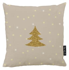 Prevleka za blazino z božičnim motivom 45x45 cm Gold Tree – Butter Kings