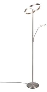 LED stoječa svetilka v srebrni barvi (višina 180 cm) Willis – Trio