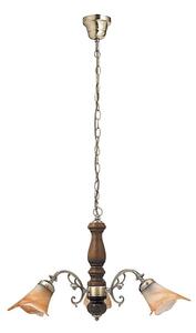 Rabalux 7093 - Lestenec na verigi RUSTIC 3 3xE14/40W/230V