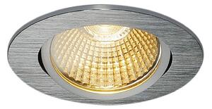 SLV New Tria 68 Vgradni reflektor LED 3.000K okrogel aluminij