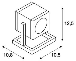 SLV Cubix I zunanji reflektor IP44 antracit