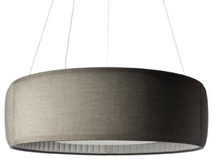 Luceplan Silenzio LED viseča luč siva Ø 150cm