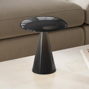 Beacon Lighting LED namizna svetilka na baterije Kinoko, črna, 27 cm, CCT, zatemnjen, Črna, Dnevna soba / jedilnica, Plastika, Sodobni