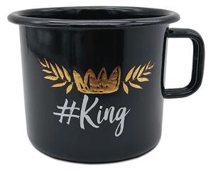 Lonček 0,37l "King" - Črna
