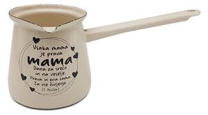 Džezva "Vsaka mama" 0,4l - Peščena