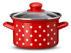 Kozica visoka s steklenim pokrovom NOSTALGIJA - 2l (16cm)