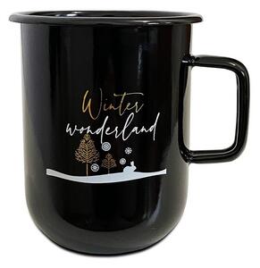 Lonček črn 0,43l ”Winter wonderland”
