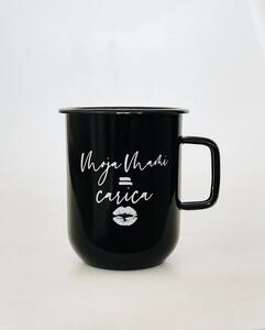 Lonček črn 0,43l ”Moja mami carica”