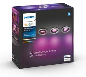 Philips Hue Centura vgradno reflektorsko svetilo okroglo 3, aluminij