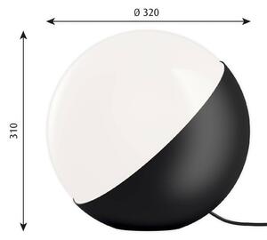 Namizna svetilka Louis Poulsen VL Studio črna, Ø 32 cm