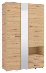 Mömax Omara Za Oblačila Leon, Barva Hrasta, Š. 128 Cm