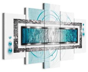 Artgeist Slika Na Platnu Turquoise Blizzard