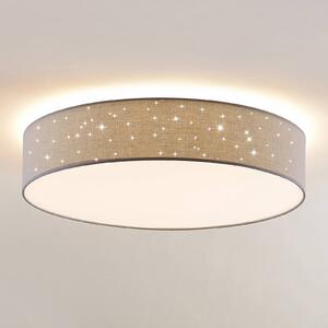 Lindby Ellamina LED stropna svetilka, 60 cm, svetlo siva