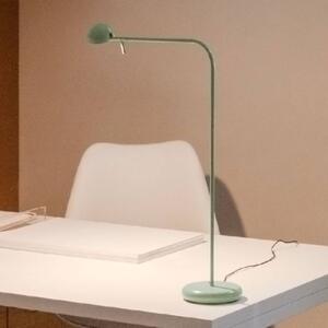 Vibia Pin 1655 LED namizna svetilka, dolžina 40 cm, zelena