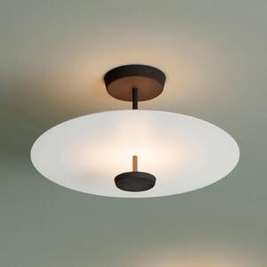 Vibia Flat LED stropna svetilka 2 luči Ø 55 cm bela