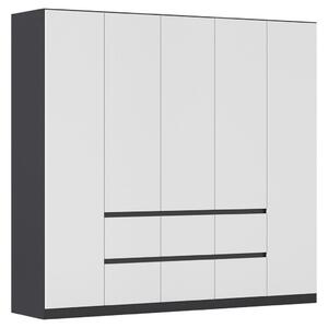 Modern Living Omara S Klasičnimi Vrati Mainz, Bela, Siva