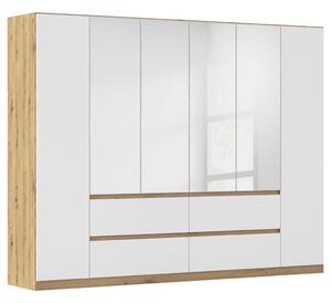 Modern Living Omara S Klasičnimi Vrati Mainz, Bela, Barva Hrasta