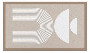 Artsy Doormats Krpa Artsy Doormats Beige Half Moon 70 x 40 cm