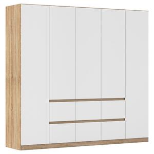 Modern Living Omara S Klasičnimi Vrati Mainz, Bela, Barva Hrasta