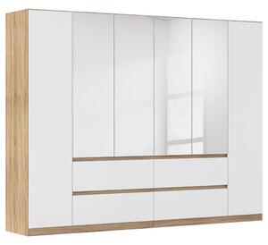 Modern Living Omara S Klasičnimi Vrati Mainz, Bela, Barva Hrasta