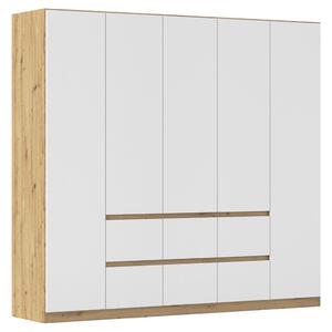Modern Living Omara S Klasičnimi Vrati Mainz, Bela, Barva Hrasta