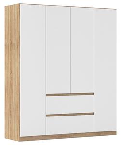 Modern Living Omara S Klasičnimi Vrati Mainz, Bela, Barva Hrasta
