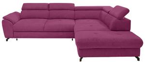 KOTNA SEDEŽNA GARNITURA, tkanina magenta