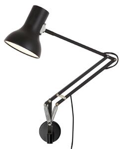 Anglepoise Type 75 Mini stena z roko, žametno črna