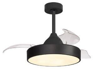 Stropni ventilator LED Alaska Mini black DC quiet 91 cm CCT