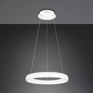 LED viseča luč Cardona, Ø 62 cm, bela, CCT, kovina